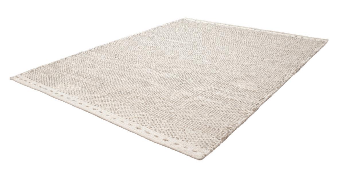 FLACHWEBETEPPICH MY JAIPUR - Beige, Natur, Textil (80/150cm)