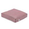 Boxkissen Dobby Rot ca. 40x40cm - Rot, Textil (40/40/8cm)