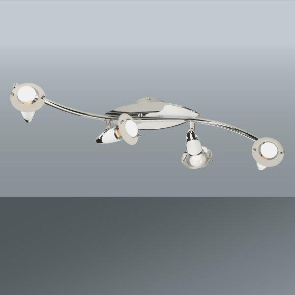 Strahler Lord, max. 40 Watt - Chromfarben/Weiß, LIFESTYLE, Metall (84cm) - Mömax modern living