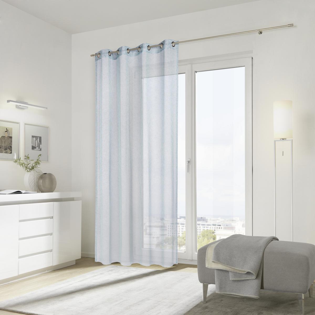 ZASŁONA NA PRZELOTKACH CARINO - turkusowy, Basics, tkanina (145/245cm) - Ambiente