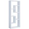 Regal Vilo, Bela - bela, Moderno, leseni material (36/92/15cm) - MID.YOU