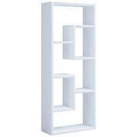 Regal Vilo, Bela - bela, Moderno, leseni material (36/92/15cm) - MID.YOU