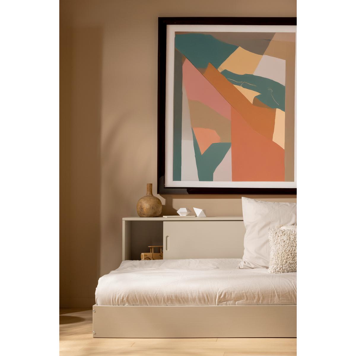 Bodenbett Carter Grau ca. 90x200 cm - Grau, Basics, Holz (90/200cm) - MID.YOU