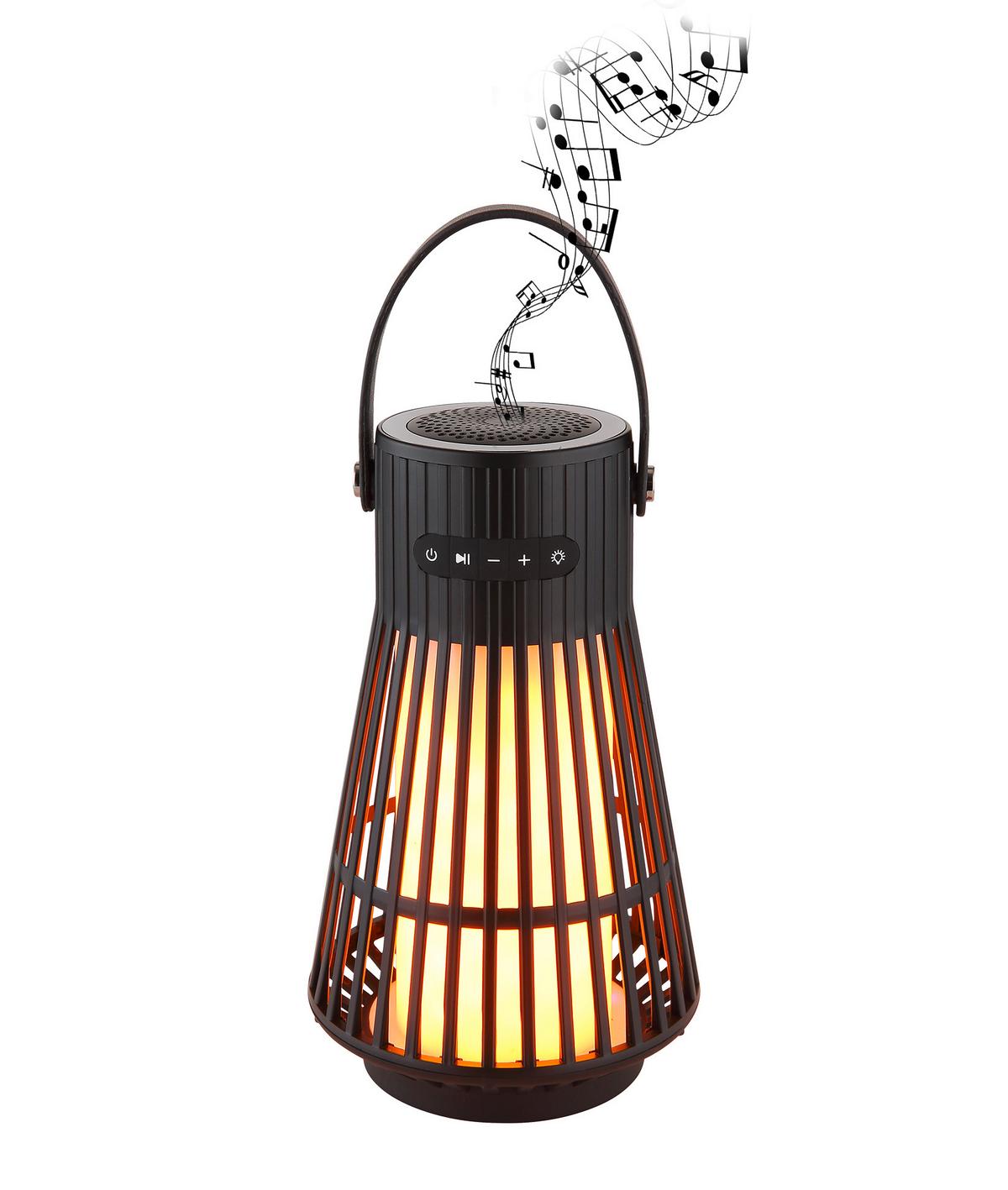LED-DEKOLEUCHTE 39905 - Opal/Schwarz, Basics, Kunststoff (11,3/18,8cm) - Globo
