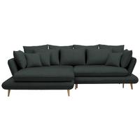 Kutna Garnitura Monte - boje grafita/prirodne boje, Romantično / ladanjski, tekstil/drvo (181/283cm) - Premium Living