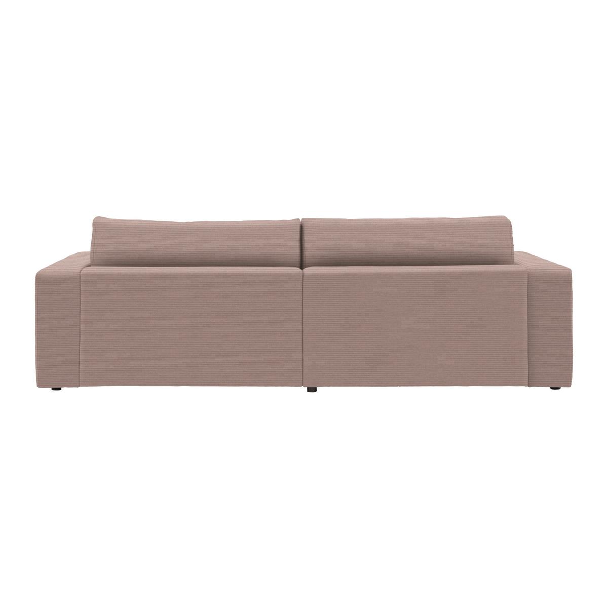 Ecksofa Fabiona links Flieder - Flieder/Schwarz, MODERN, Holz/Kunststoff (194/85/268cm) - Premium Living