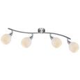 Strahler Samuel, max. 4x4 Watt - KONVENTIONELL, Glas/Metall (70/31,5/21,1cm) - MÖMAX modern living