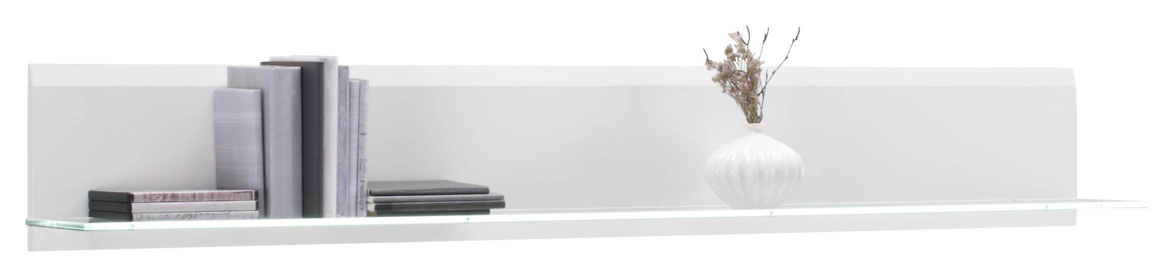 Wandboard in Weiß - Weiß, MODERN, Holzwerkstoff (176/35/20cm) - Premium Living