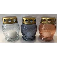 Temetői Mécses Lights - Üveg/fém (7/10cm)