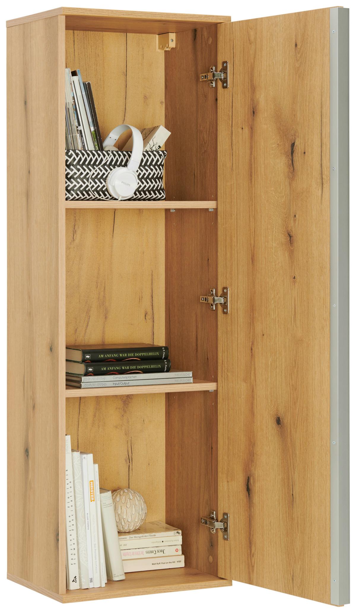 Viseča Omara Power, Barva Hrasta - barve hrasta, Moderno, leseni material (42,2/129,8/32cm) - Mömax