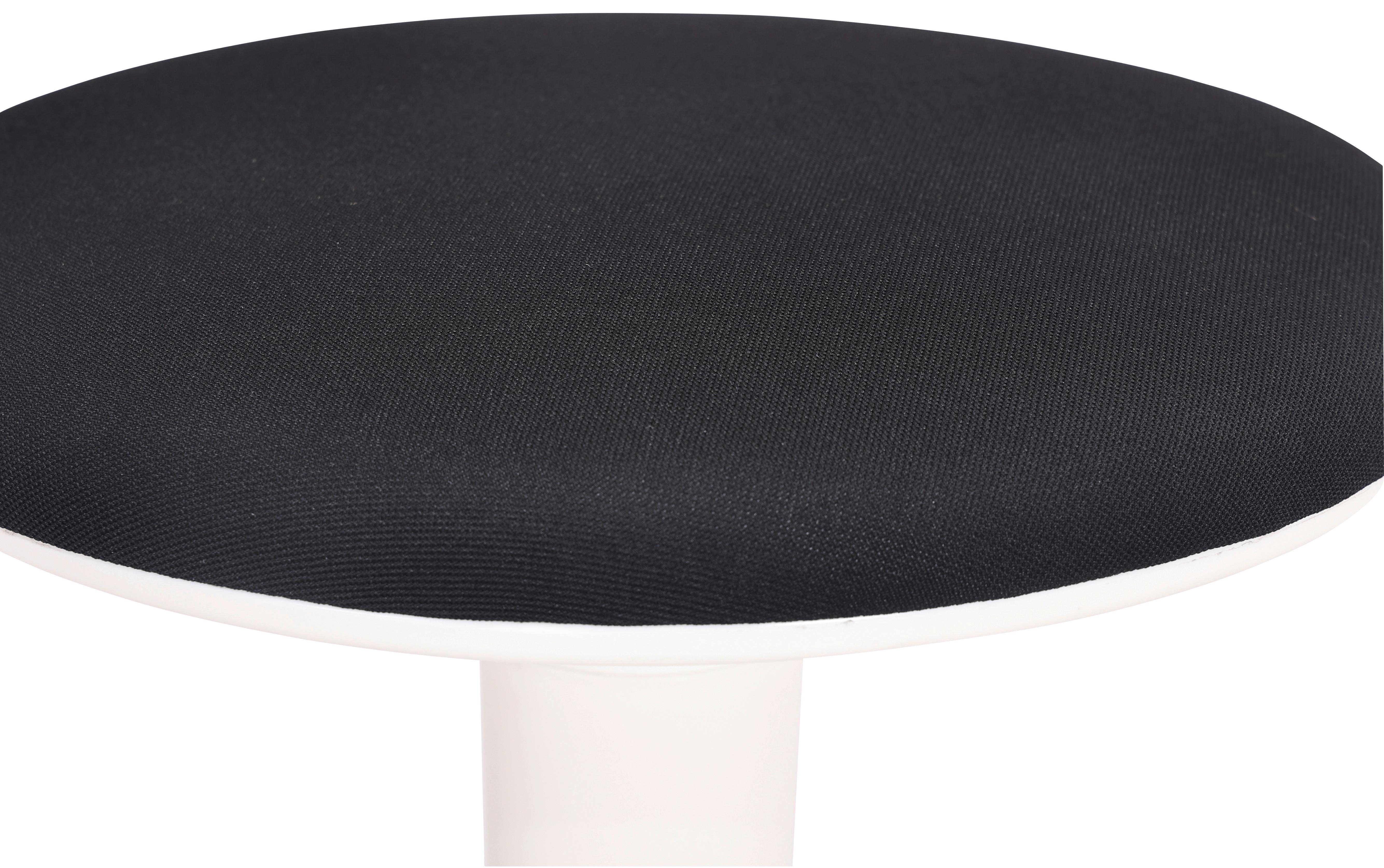 KONTORSPALL SPIN - vit/svart, Modern, metall/textil (36,5/55.5-73.5/39cm) - Mömax