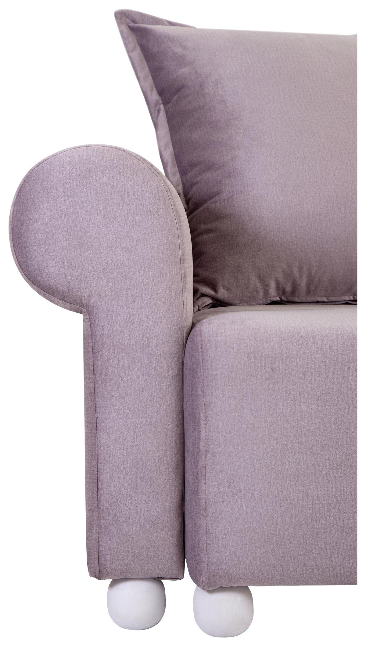 Velika Zofa Stilla, Roza - roza, Romantika (252/85/101cm) - Mömax
