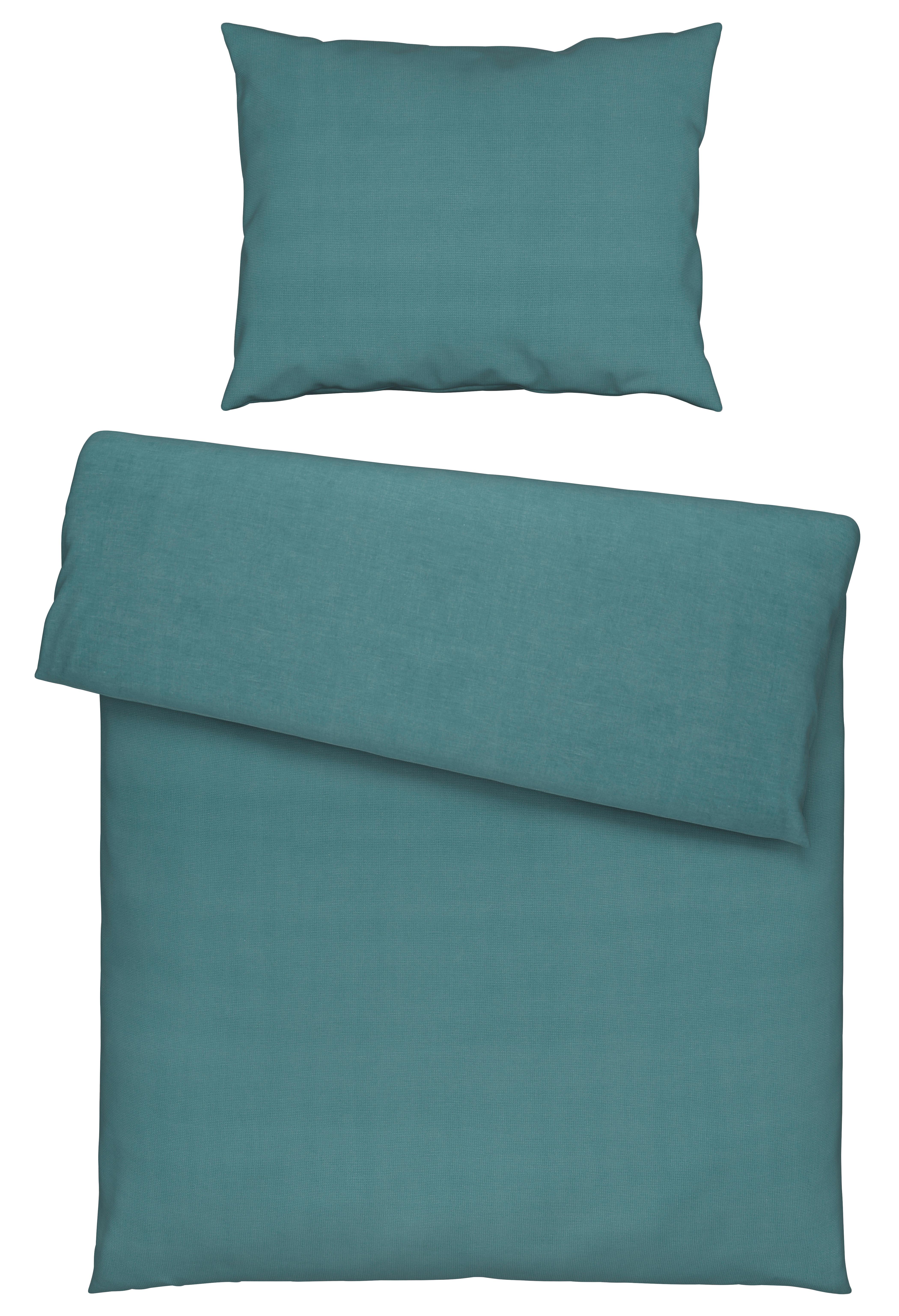 Ágyneműhuzat-garnitúra Waffel - kék, Modern, textil (140/200cm) - Modern Living