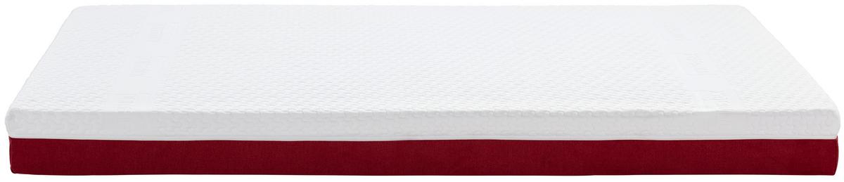 Madrac S Džep. Opruž. Jezgrom Enjoy - Mia - bijela/crvena, tekstil (90/200cm) - Primatex