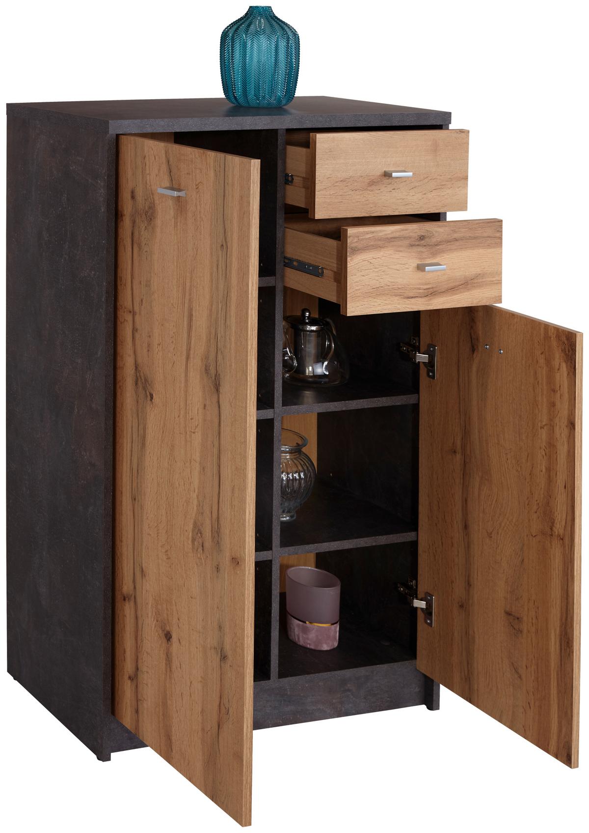 Komoda 4-You Yuk07 - boje hrasta, Moderno, drvni materijal (74/111,4/34,6cm) - Modern Living