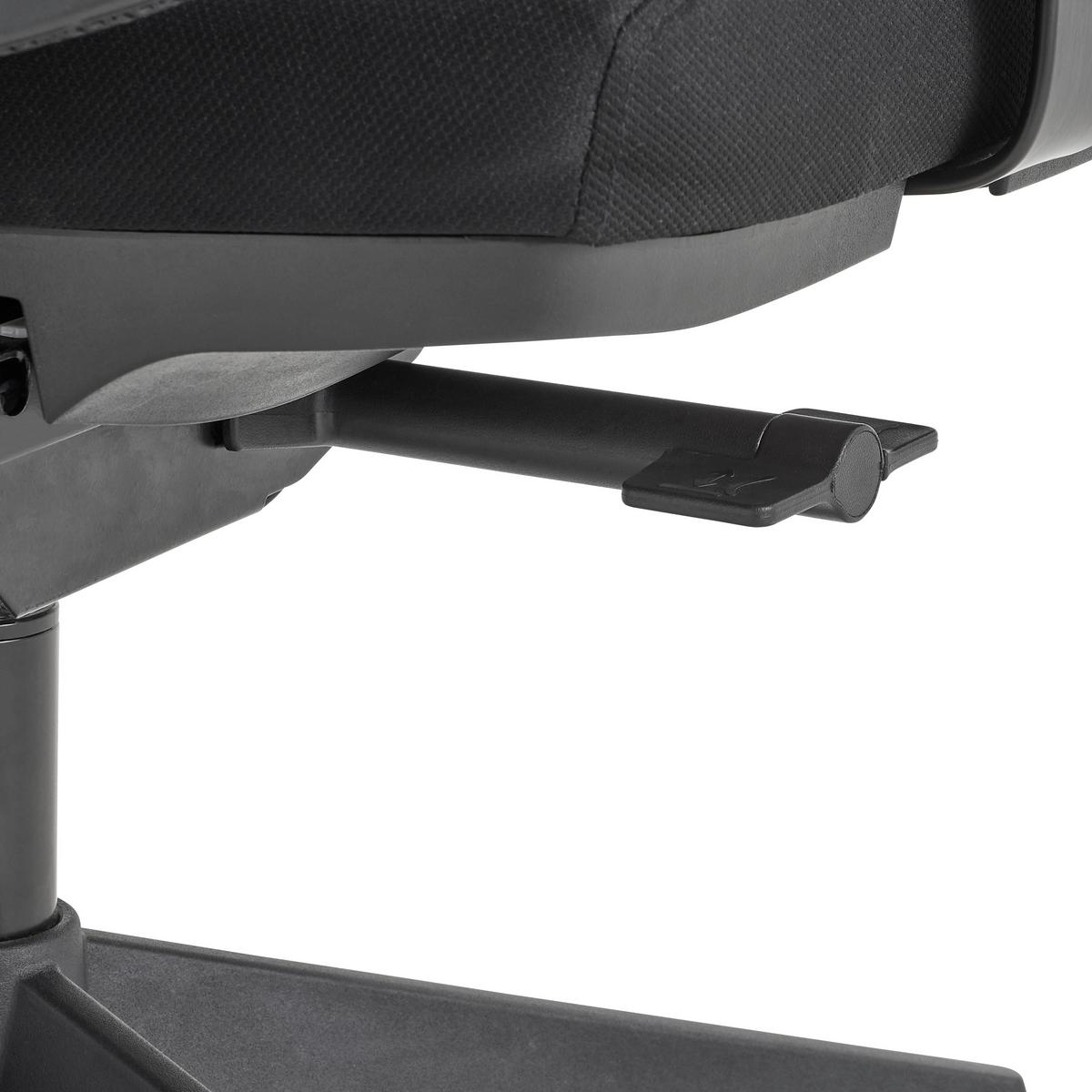 KRZESŁO OBROTOWE RYAN    -NOVEL- - czarny, Konventionell, tworzywo sztuczne/tkanina (62/119-129/65cm) - Novel