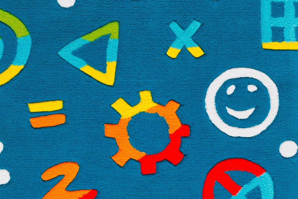 KINDERTEPPICH SPIRIT GLOWY 3146 BLAU110X160 - Blau, Design, Textil (110/160cm) - Kayoom