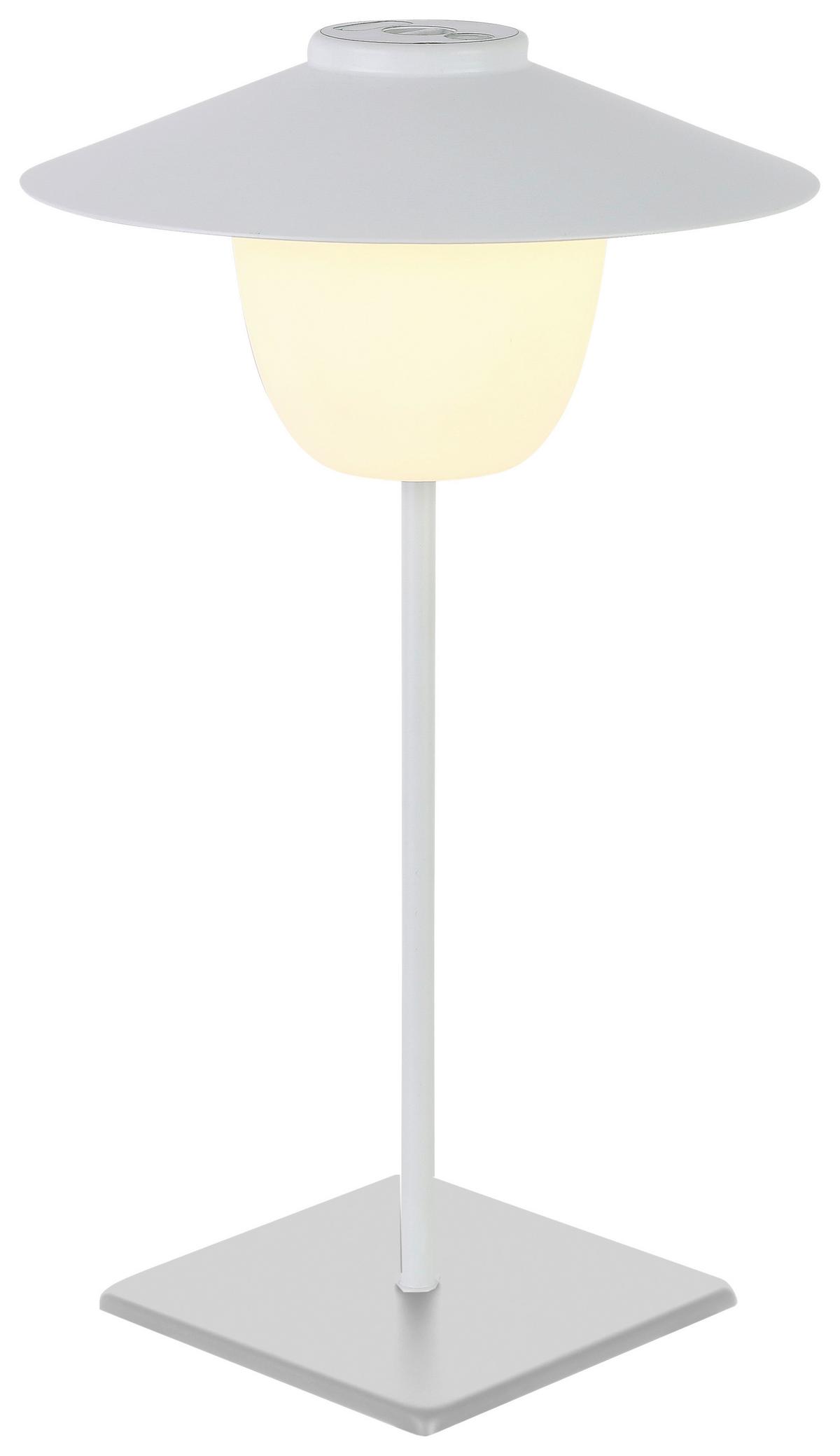 Led Kültéri Lámpa Multi - fehér, Romantik / Landhaus, műanyag/fém (22/36,6cm) - Modern Living