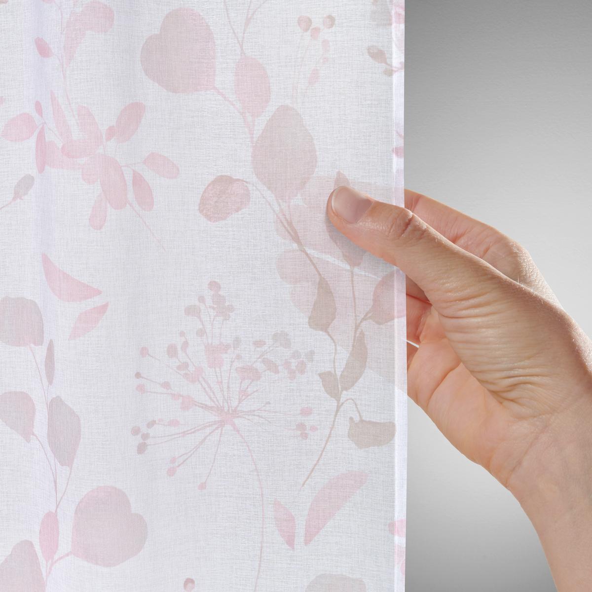 Draperie confecționată Olivia - roz deschis, textil (140/245cm) - Mömax