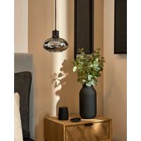 Lampă suspendată Tipo - negru, Modern, sticlă/metal (18/120cm) - Mömax