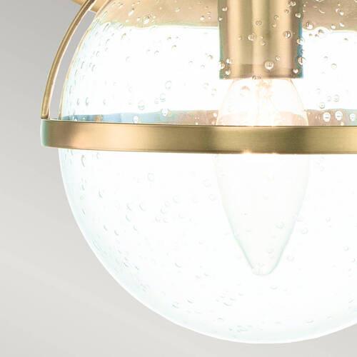 Kupaonska Zidna Svjetiljka Hk-Hollis3-C-Hb-Bath - boje mjeda, Design, staklo/metal (60.0/23/19.3cm) - Elstead Lighting