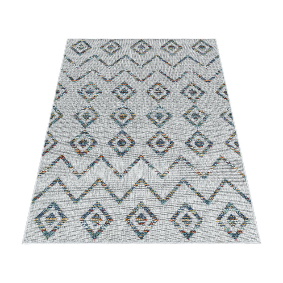 Flachwebeteppich Bahama Multicolor ca. 80x250cm - Multicolor, Design, Textil (80/250cm) - Novel