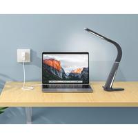 LED Íróasztali Lámpa Joli - fekete, Modern, műanyag (13/6,5/48cm) - Modern Living