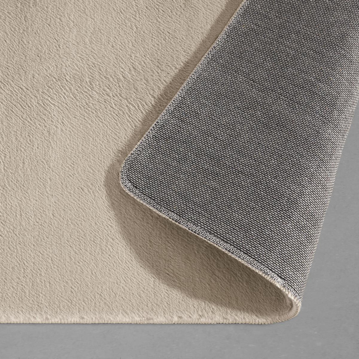 Műszőrme Szőnyeg Tom 50/80 - lila/bézs, Konventionell, szőrme (50/80cm) - Mömax
