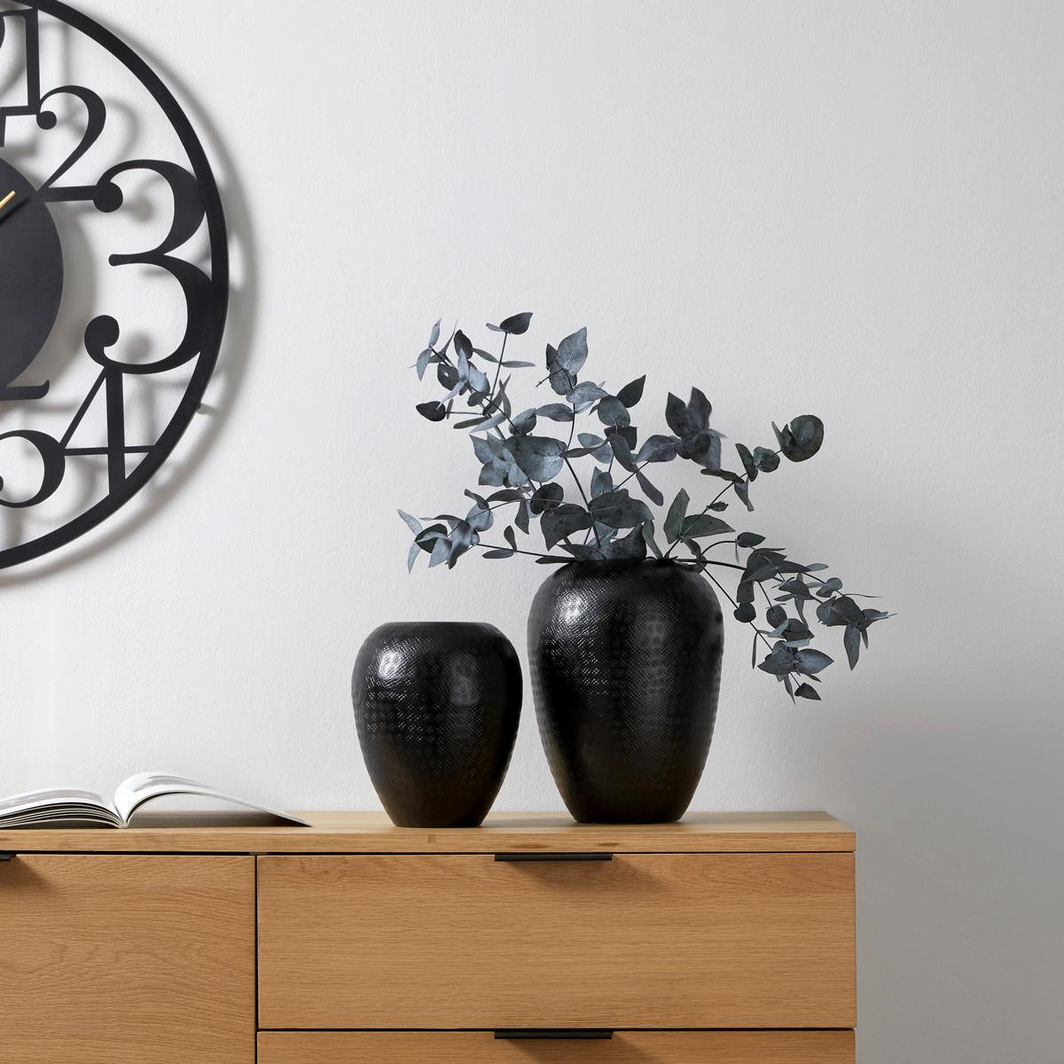 WAZON NOORWIJK - czarny, Modern, metal (18/21cm)