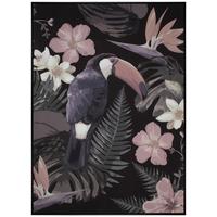 Keilrahmenbild Denise DENISE - Pink/Schwarz, Holz/Kunststoff (100/140cm) - Modern Living