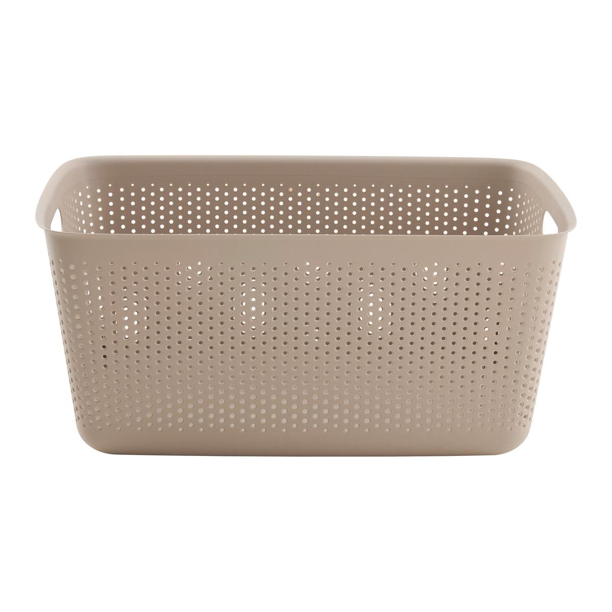 Coș de rufe Maja - cca. 45L - taupe, Modern, plastic (58/39/26.5cm) - Mömax