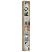 Wandregal Rasito XL Sonoma Eiche - Sonoma Eiche, Design, Glas/Holzwerkstoff (21/152/14cm) - MID.YOU