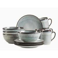 FRÜHSTÜCKSSERVICE 935604 FRÜHSTÜCKSSERVICE SMOKY - Grün, Basics, Keramik - Mäser