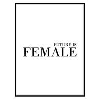 Tablou cu ramă Elena cca. 50x70 cm - alb/negru, hârtie/material pe bază de lemn (50/70cm) - Mömax