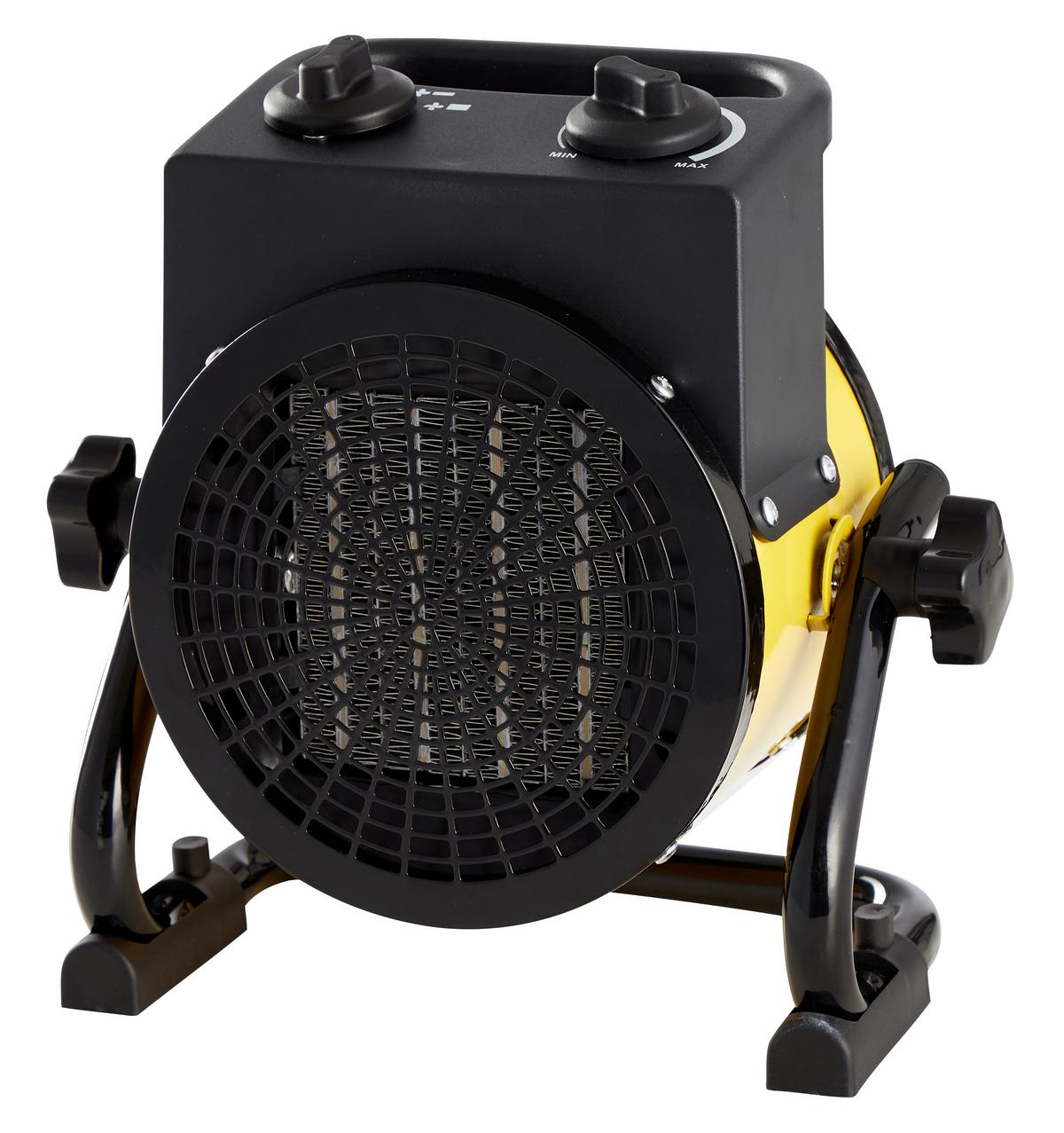 PROMIENNIK CIEPŁA 613-401243 - czarny/żółty, Konventionell, tworzywo sztuczne/metal (13,5/23,5/24cm) - Atrigo