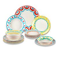 Serviciu de masă 18/1 Domenico - multicolor, Modern, ceramică - Mömax