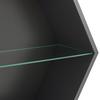 VÄGGHYLLPLAN EDGE -TOP- -BASED/SB- - antracit, Modern, trämaterial/glas (51/44/19cm) - Based
