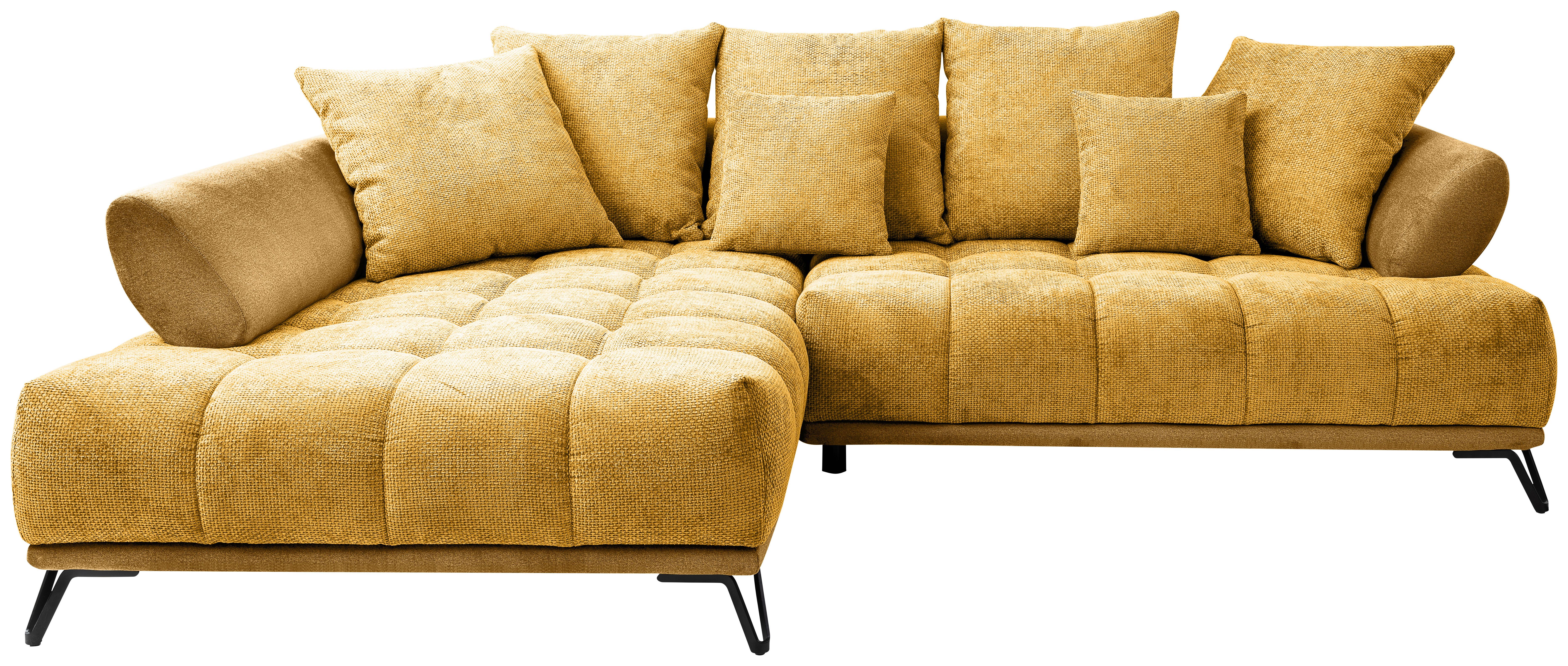 Coltar LARGO N - galben curry, Modern, textil (184/262cm) - Modern Living