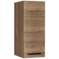 Küchenoberschrank Structura Eiche dunkel - Eiche dunkel/Schwarz, MODERN, Holzwerkstoff/Metall (30/72/35cm) - Nobilia