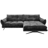 Coltar BAXTER - gri închis, Modern, textil (280/68-87/177cm) - Premium Living