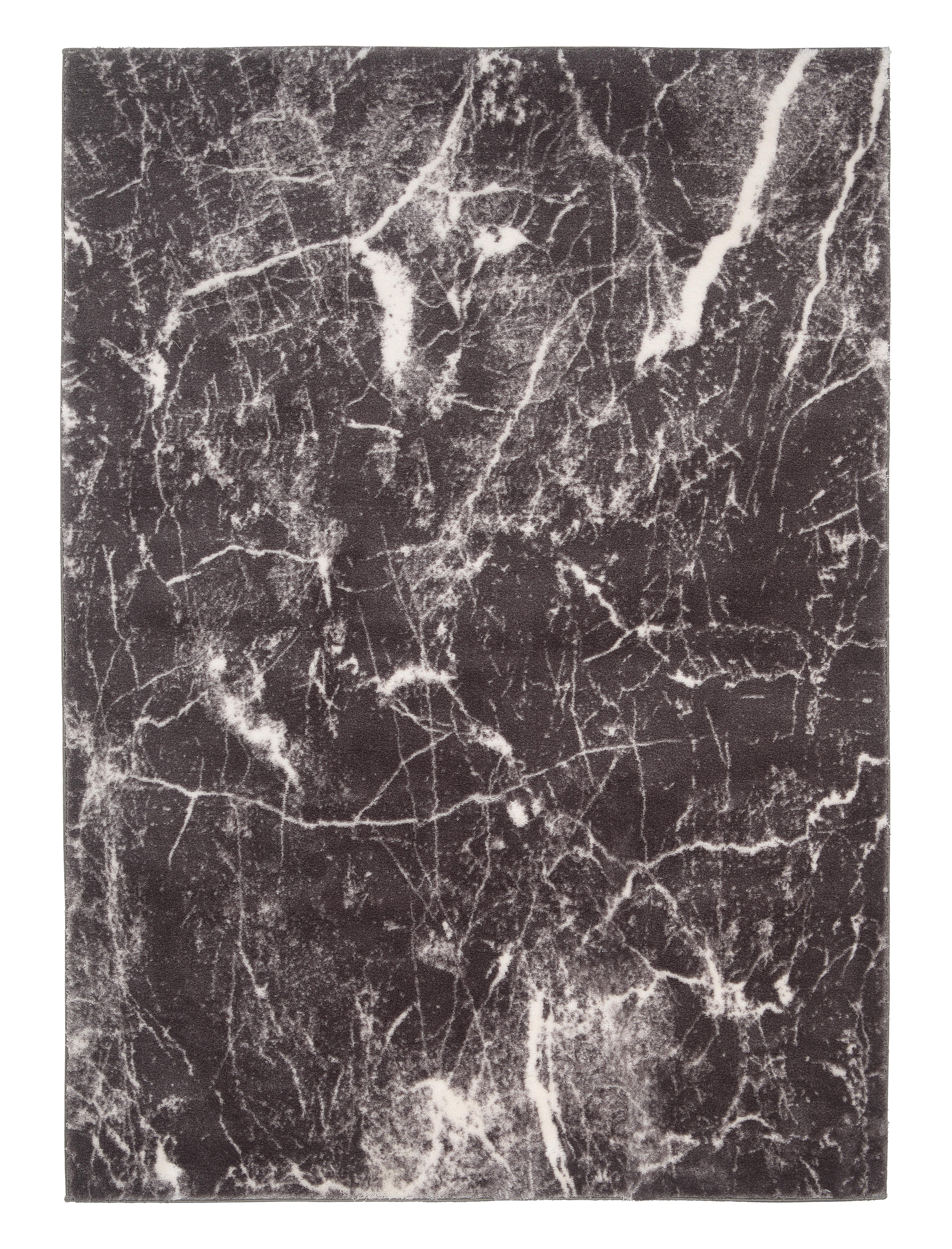 Webteppich Nemos 1 in Schwarz ca.60x110cm - Anthrazit, MODERN, Kunststoff (60/110cm) - Mömax