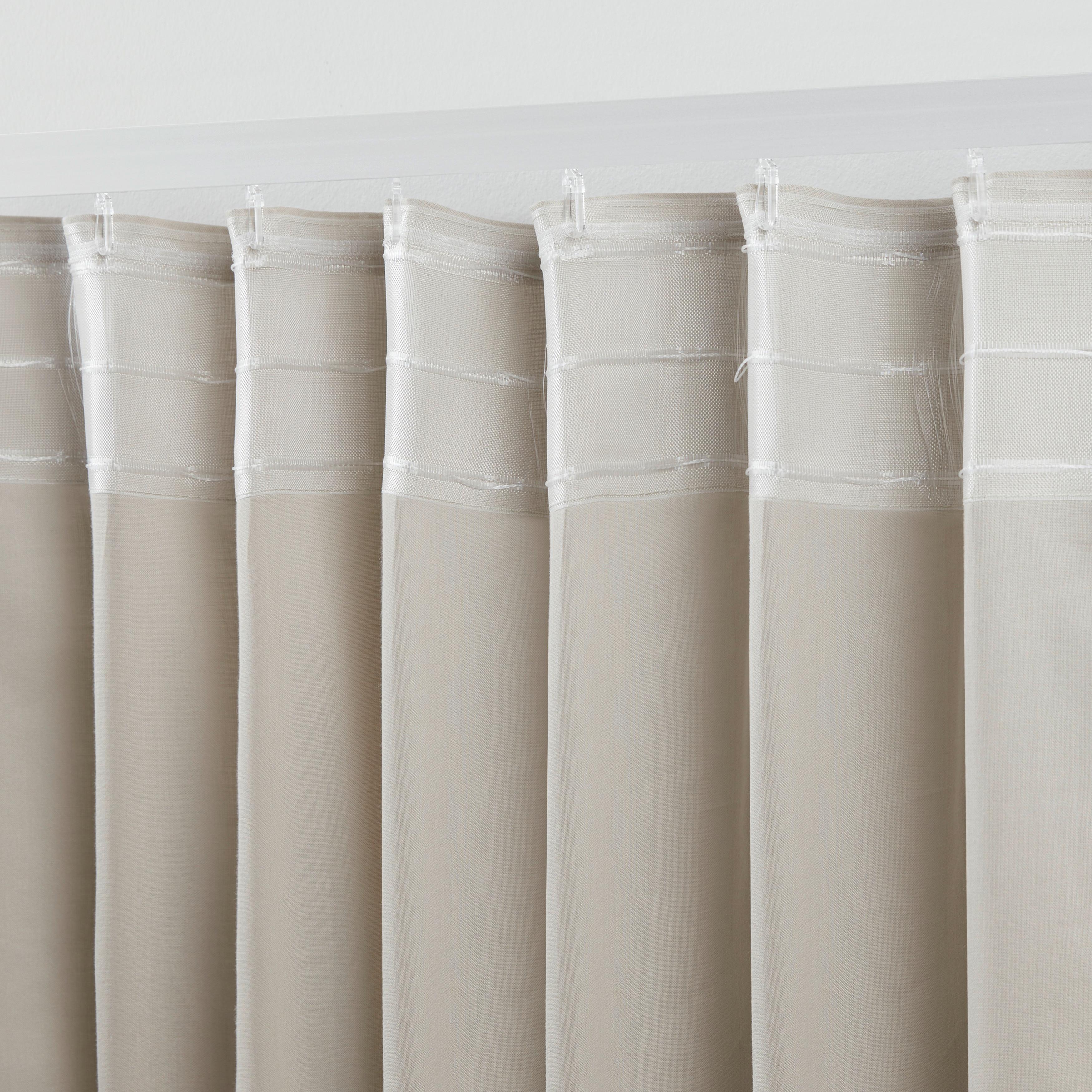 GARDINLÄNGD BIO-LUISE 2 STK. - beige, Natur, textil (140/255-267cm) - ecoTree