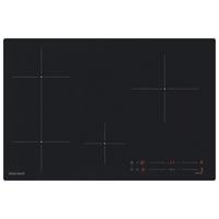 Induktionskochfeld DKEI8470IM Schwarz - Schwarz, Basics, Glas/Metall (77,7/4,9/51cm) - Dieter Knoll
