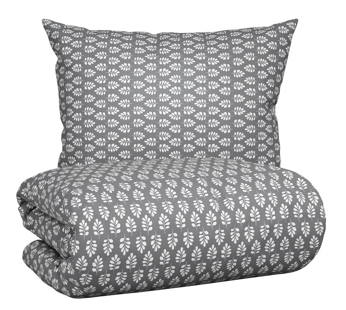 Bettwäsche Edda Wende ca. 160x210cm - Hellgrau, Lifestyle, Textil (160/210cm) - Modern Living