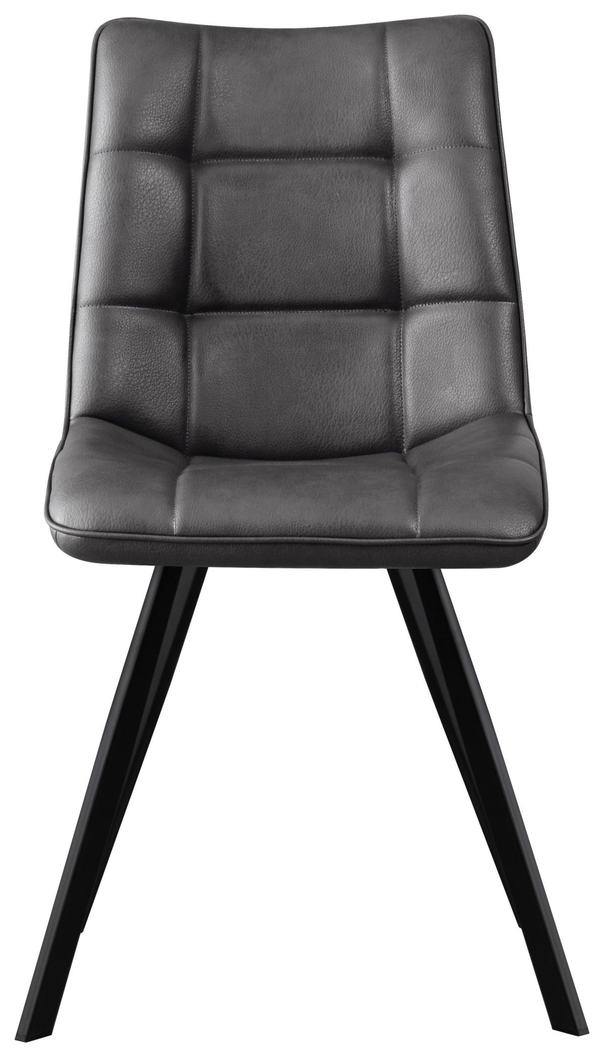 Stolica Bond - crna/antracit, Basics, drvo/metal (47/86/61cm) - Mömax