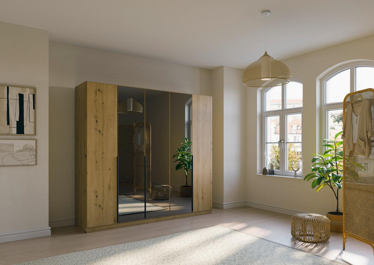 Ormar S Klasičnim Vratima Skyla - hrast Artisan, Moderno, drvni materijal/metal (226/210/54cm) - Modern Living