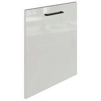 Vrata Pomivalnega Stroja Levi, Svetlo Siva, Š. 60 Cm - siva, Moderno, leseni material (59,4/68,2cm) - FlexWell