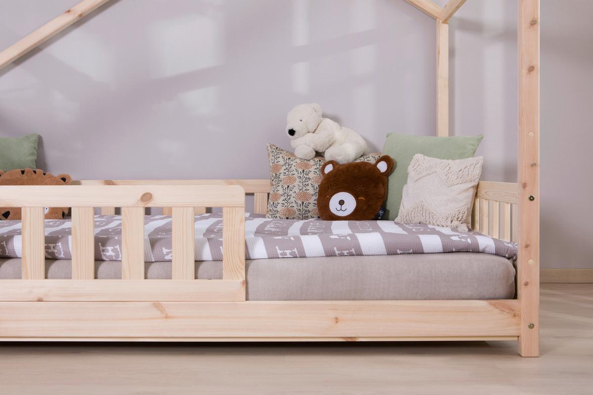 Hausbett Lou ca. 140x200 cm Holz - Naturfarben, MODERN, Holz (140/200cm) - MID.YOU
