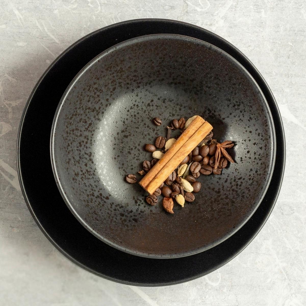 SCHÜSSELSET 935548 ESSENTIAL SCHÜSSELSET - Schwarz, Basics, Keramik (18/5,5cm) - Mäser