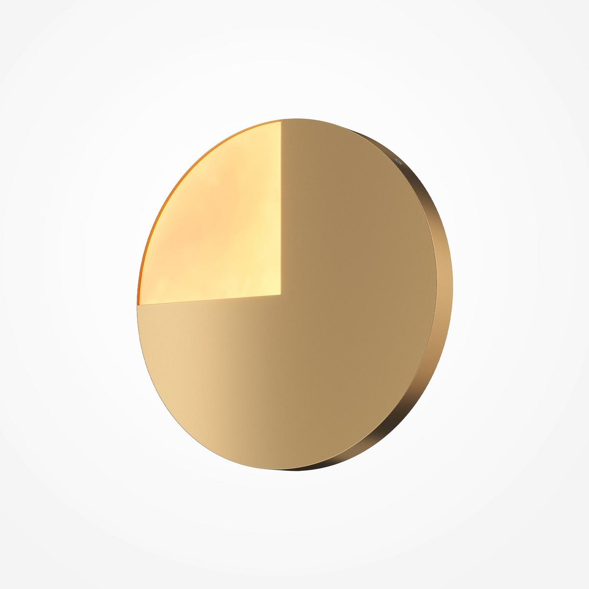 WANDLEUCHTE JUPITER - Messingfarben, Trend, Metall (38,1/3,8cm) - MAYTONI